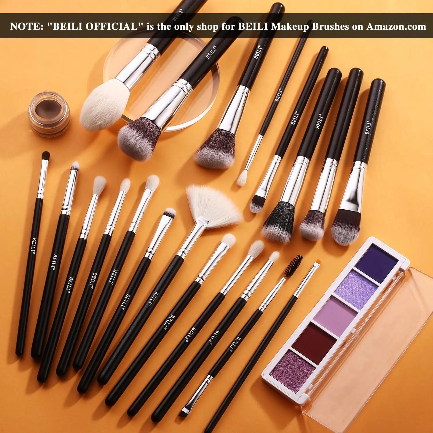 BEILI Makeup Brushes 20Pcs Professional Makeup Brush Set