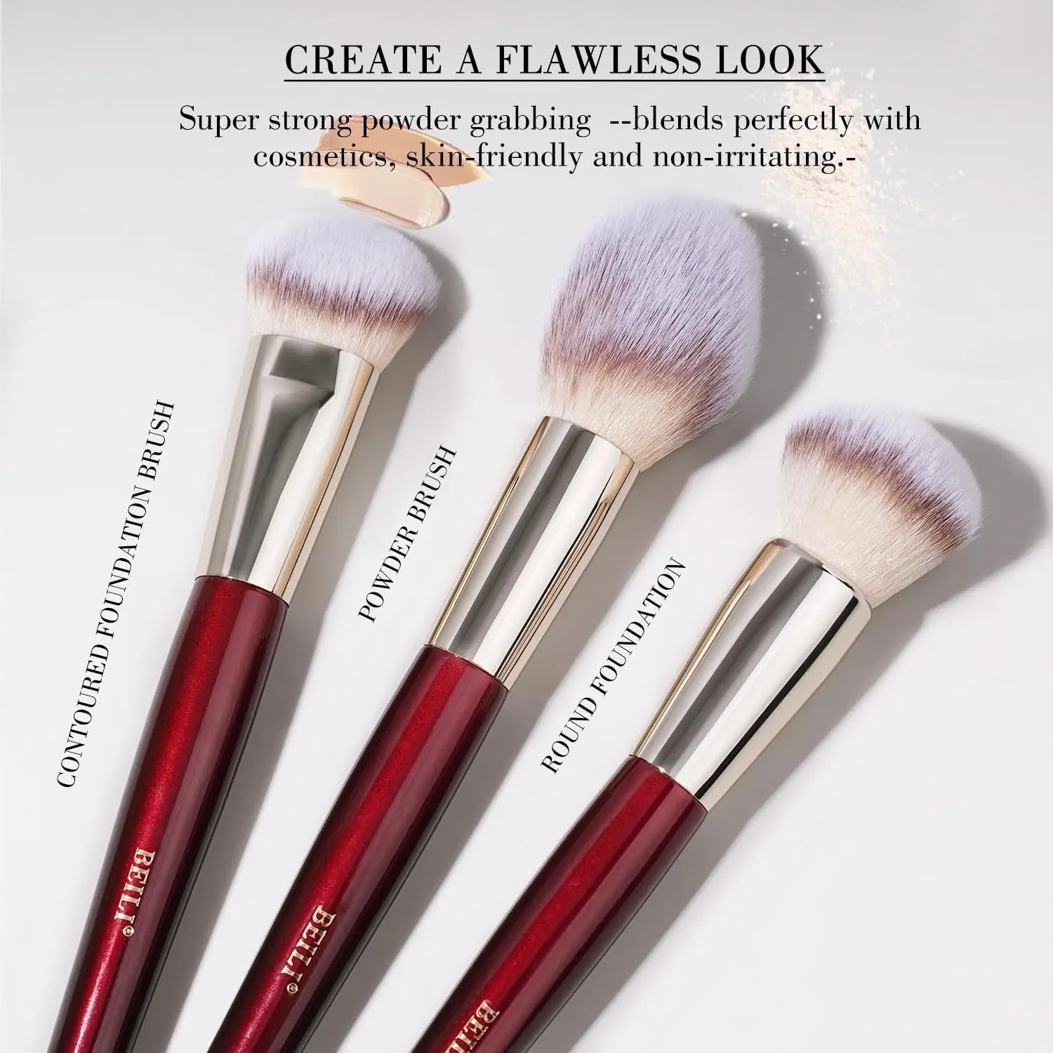 BEILI Makeup Brushes Set 9Pcs