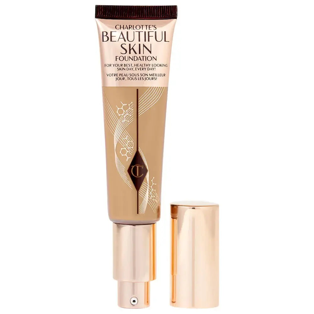 Charlotte Tilbury Beautiful Skin Medium Coverage Liquid Foundation with Hyaluronic Acid