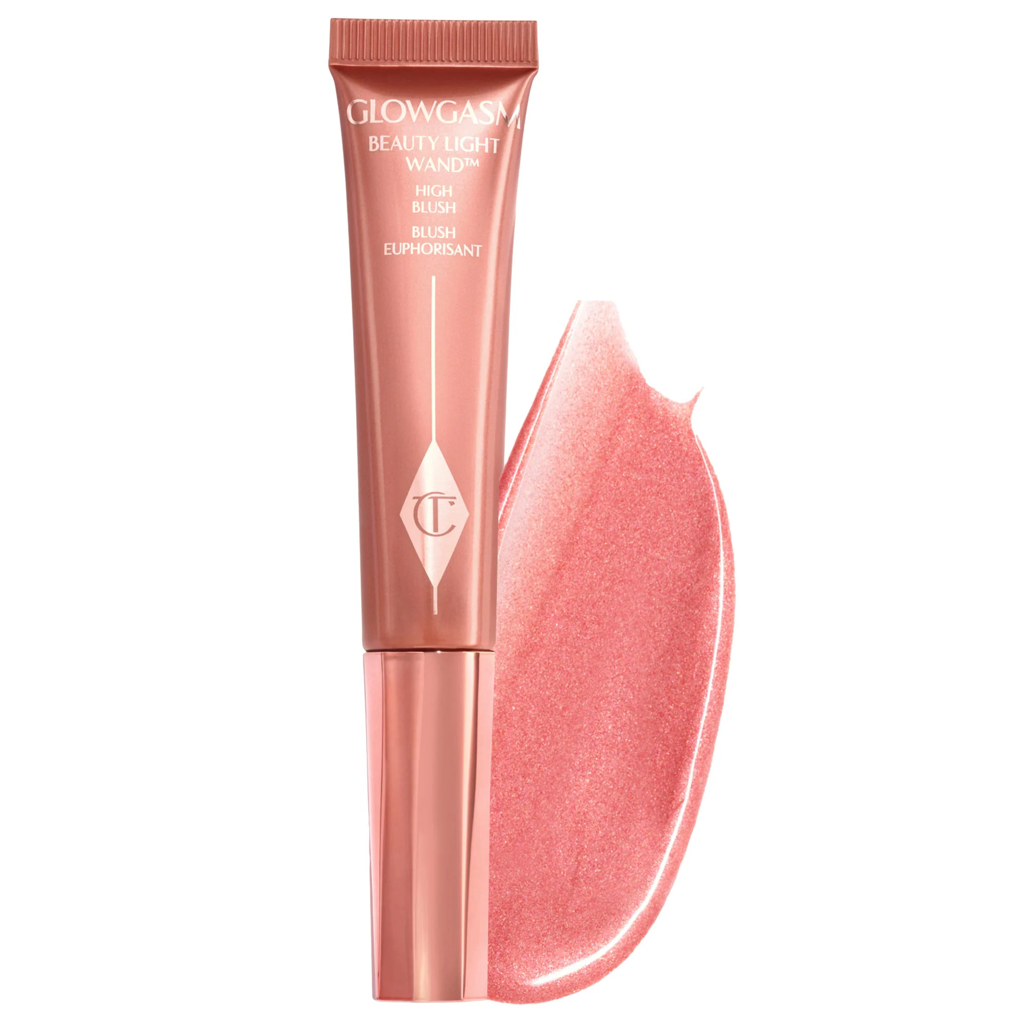 Charlotte Tilbury Beauty Highlighter Wand Pinkgasm - pink highlight
