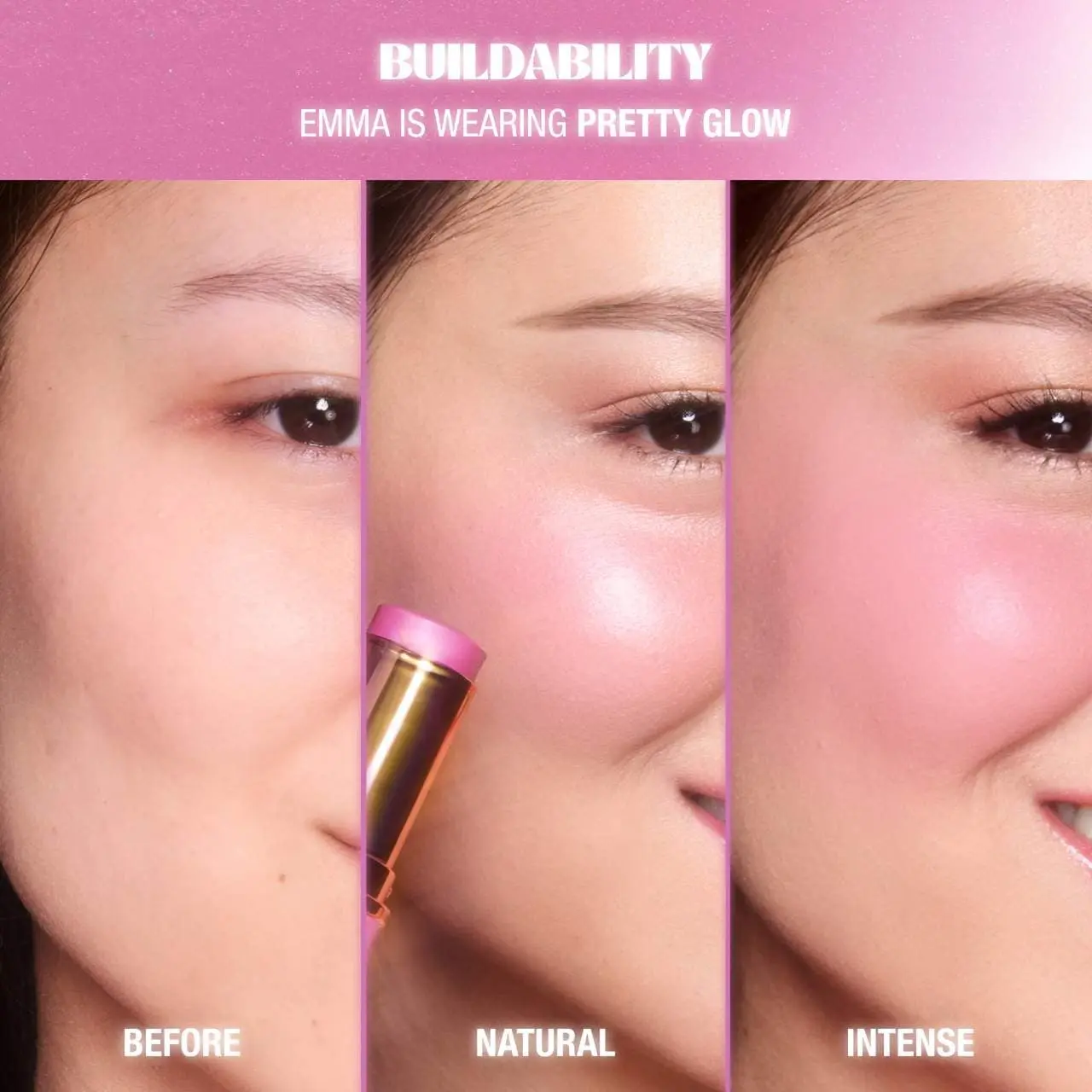 Charlotte Tilbury Unreal Lip + Cheek Glow Blush Stick with Hyaluronic Acid