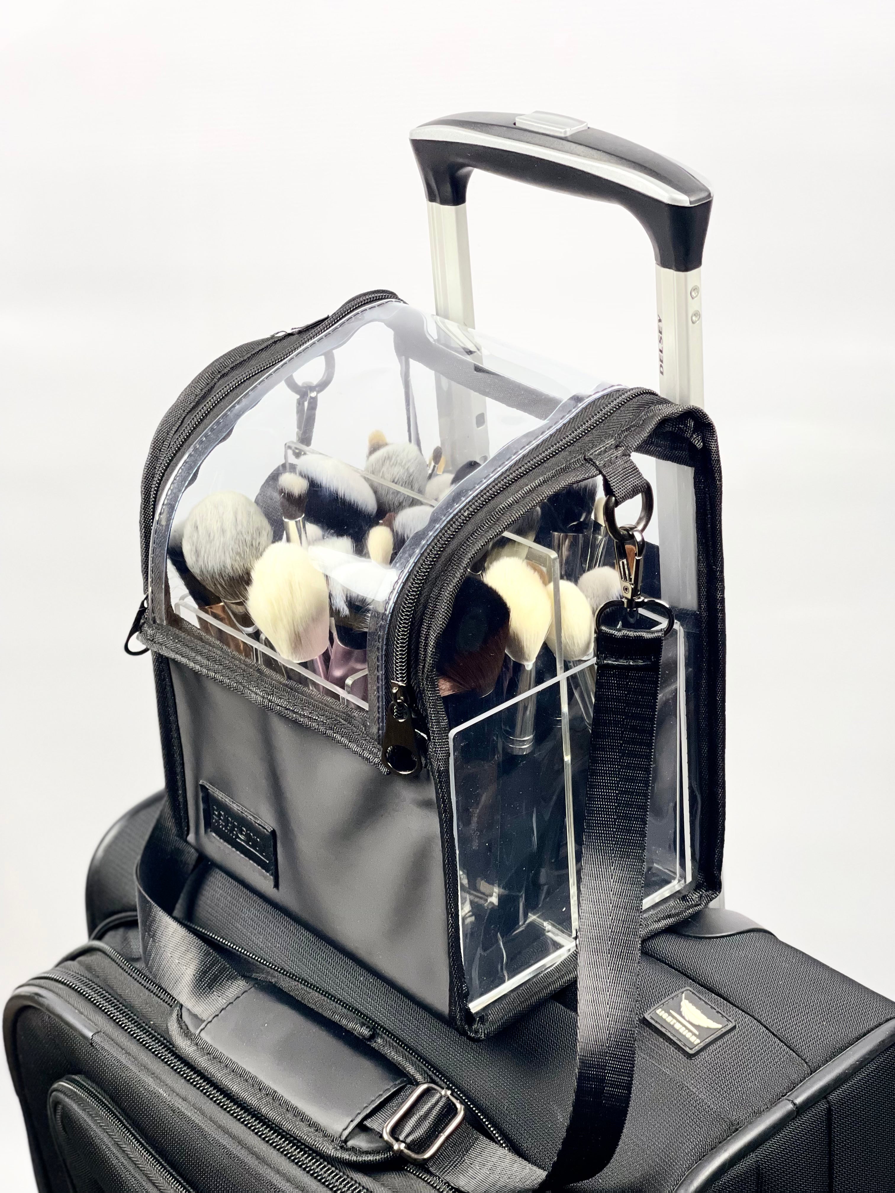 Crystal Brush Holder + Noir Pouch + Noir Pouch Petite