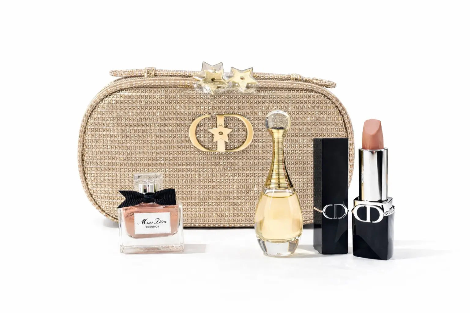 Dior Luxury Mini Gift Set with Crystal Evening Bag
