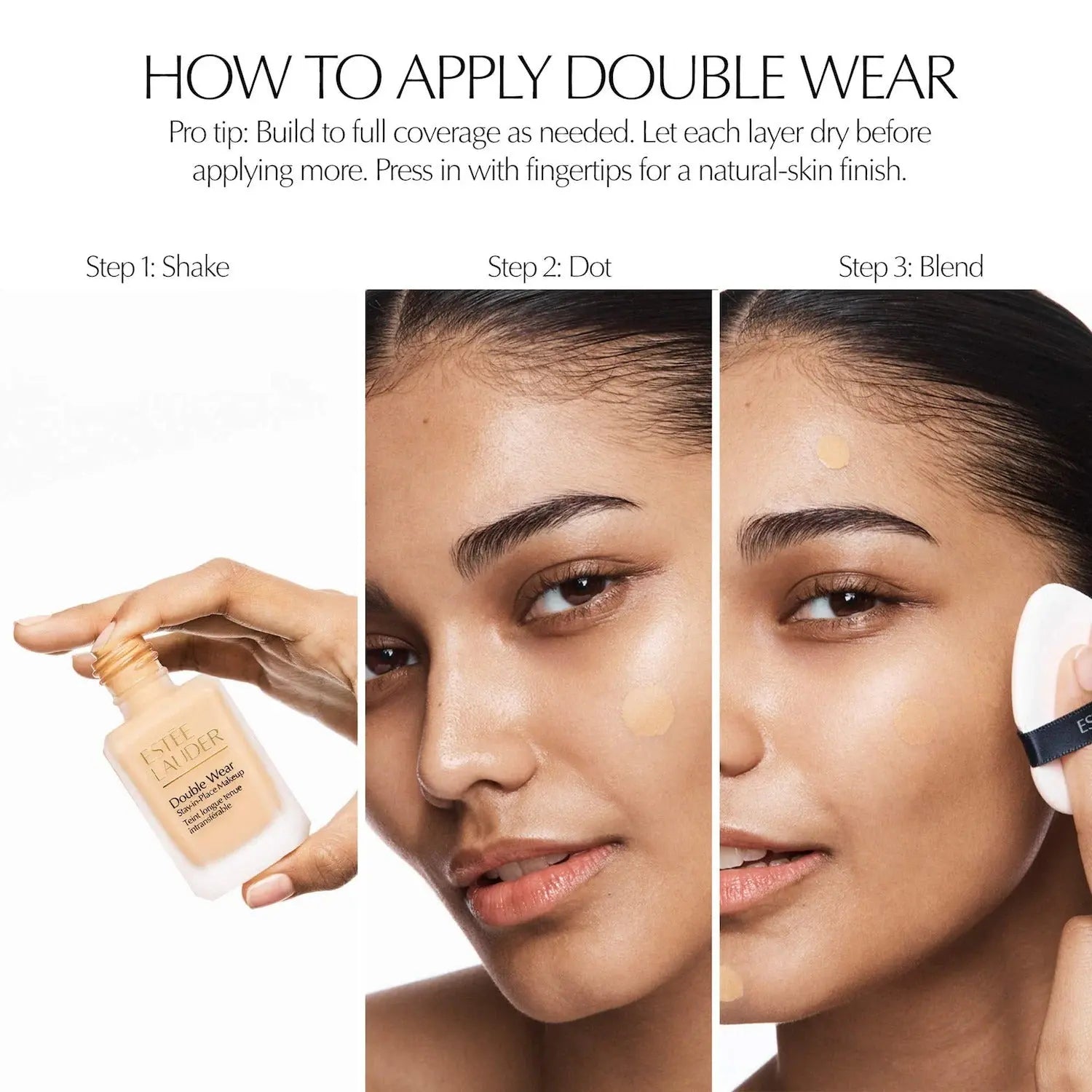 Estée Lauder NEW Double Wear Stay in Place Lightweight Matte Foundation with 36H Wear