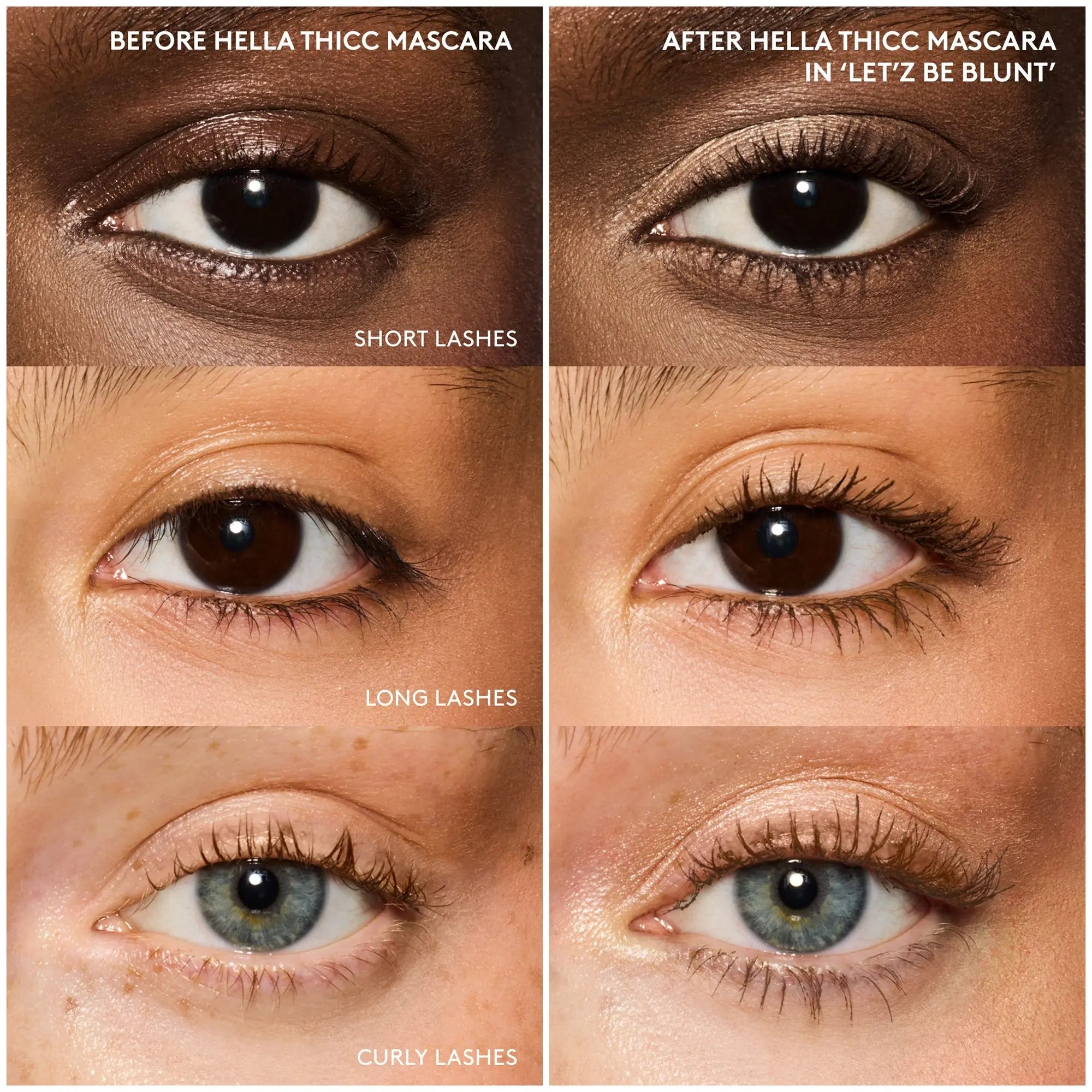 Fenty Beauty Hella Thicc Volumising Mascara- Let'z Be Blunt 10ml