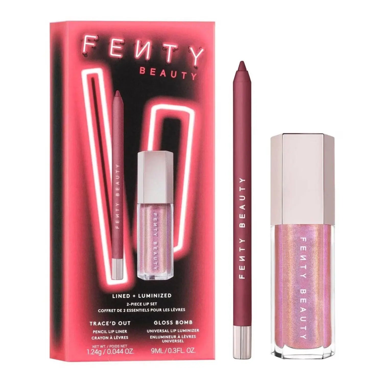 Fenty Beauty Lined + Luminized 2-Piece Lip Set
