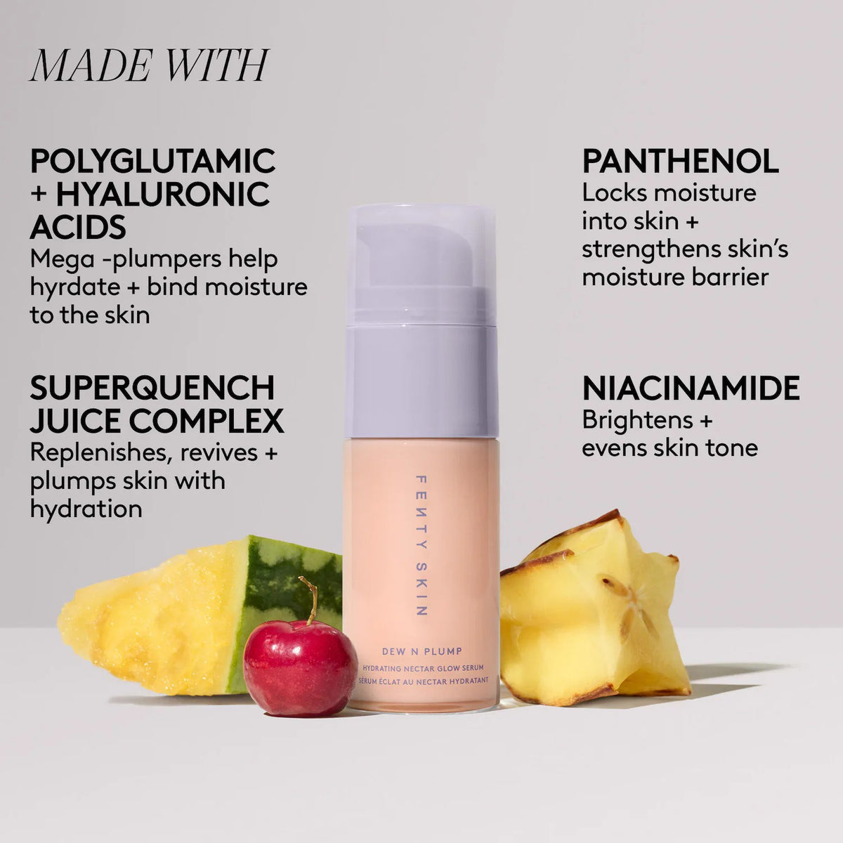Fenty Beauty by Rihanna Dew N Plump Hydrating Nectar Glow Serum
