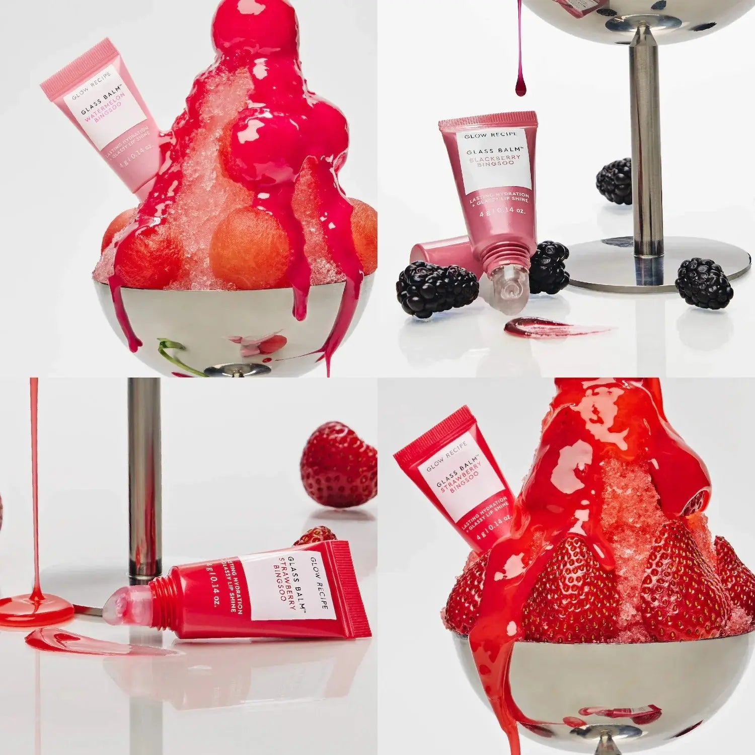 Glow Recipe Mini Glass Balm Lip Collection Gift Set