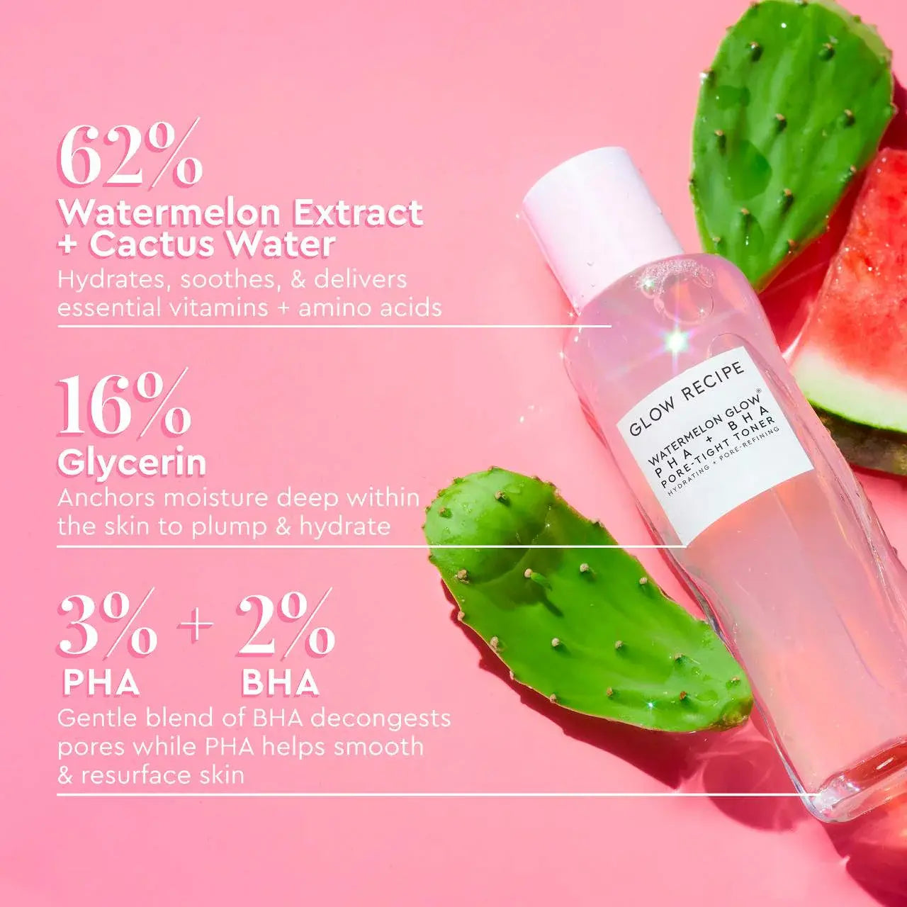 Glow Recipe Watermelon Glow PHA + BHA Pore-Tight Toner (150ml)