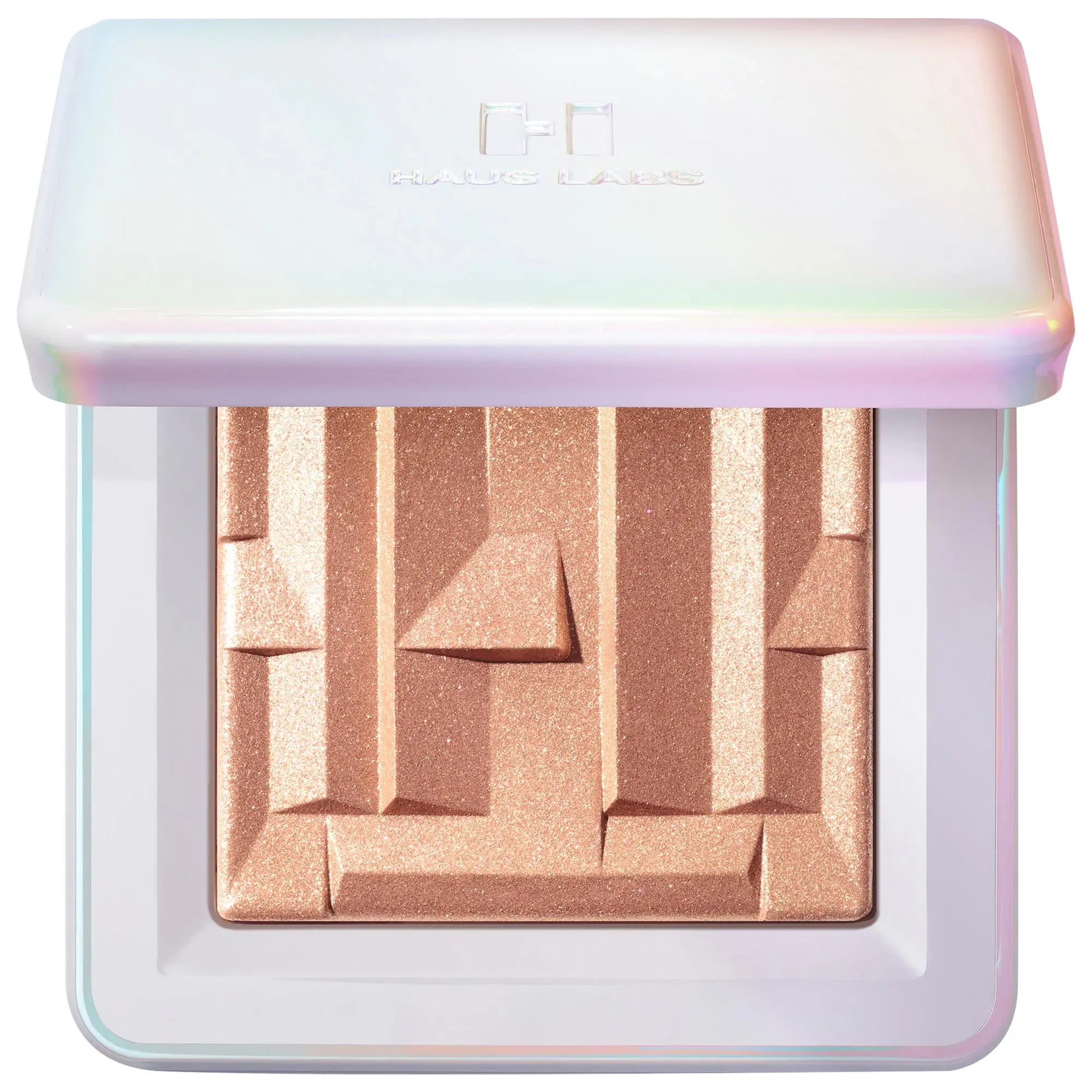 HAUS LABS BY LADY GAGA Bio-Radiant Gel-Powder Highlighter with Fermented Arnica Peach Quartz - golden peach