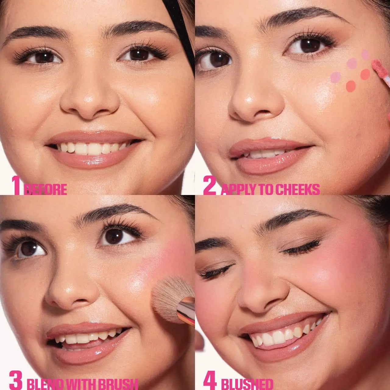 HUDA BEAUTY Mini Baby Blush Cotton Candy and Peach Sorbet