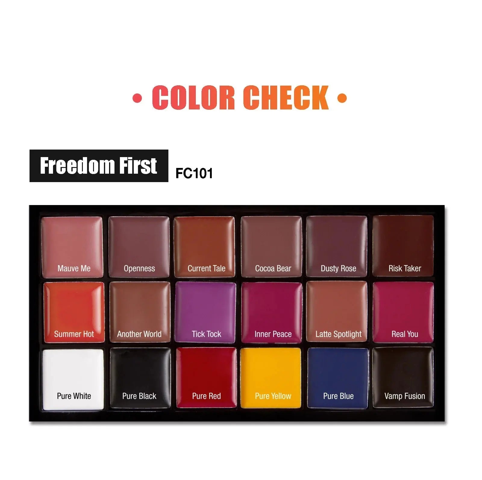 J.cat Freedom First Creator Lip Palette