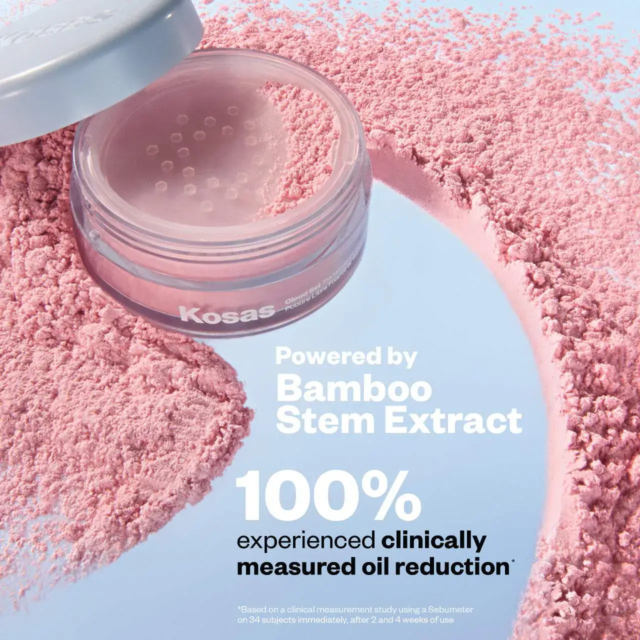 Kosas  Cloud Set Loose Translucent Talc-Free Setting + Blurring Powder