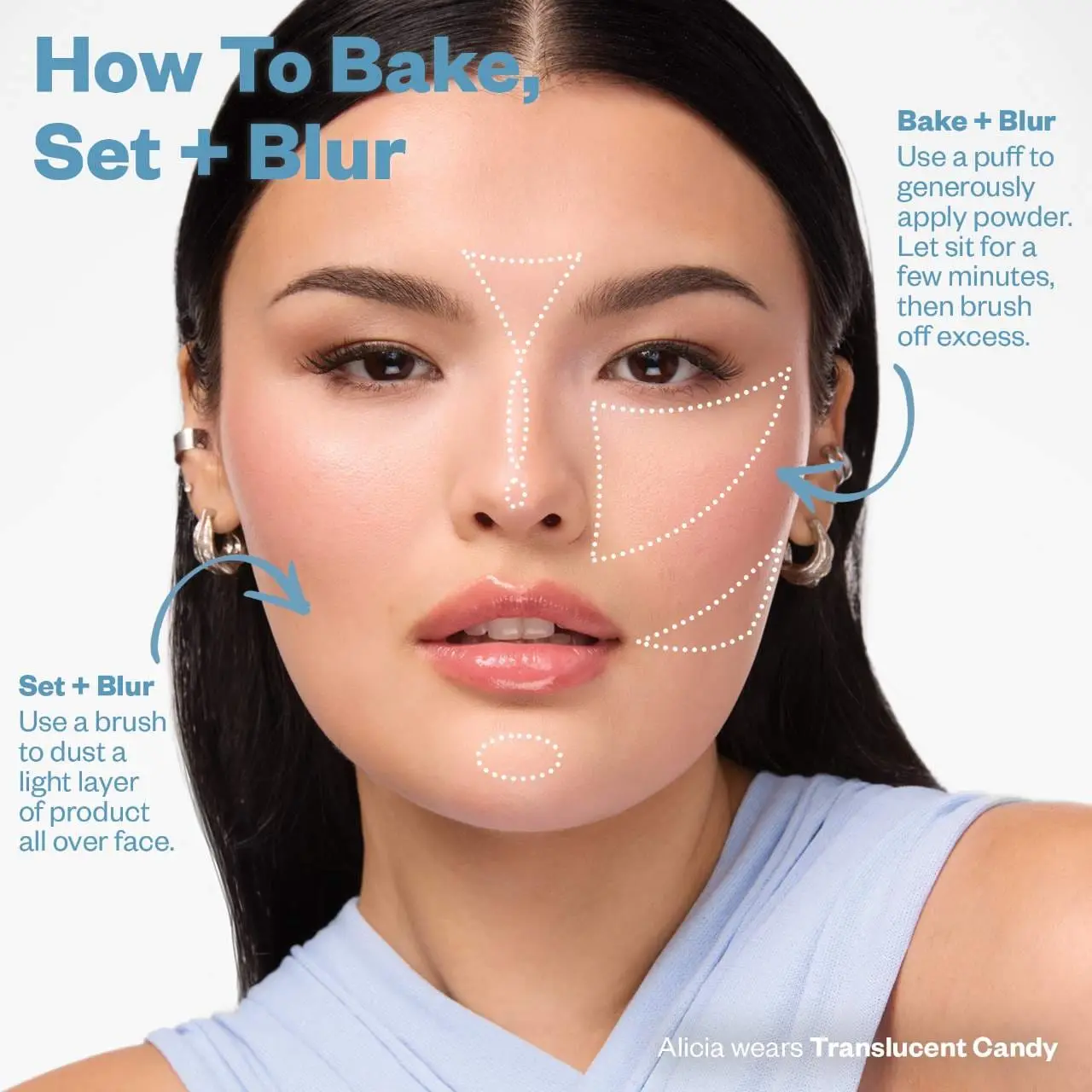 Kosas  Cloud Set Loose Translucent Talc-Free Setting + Blurring Powder