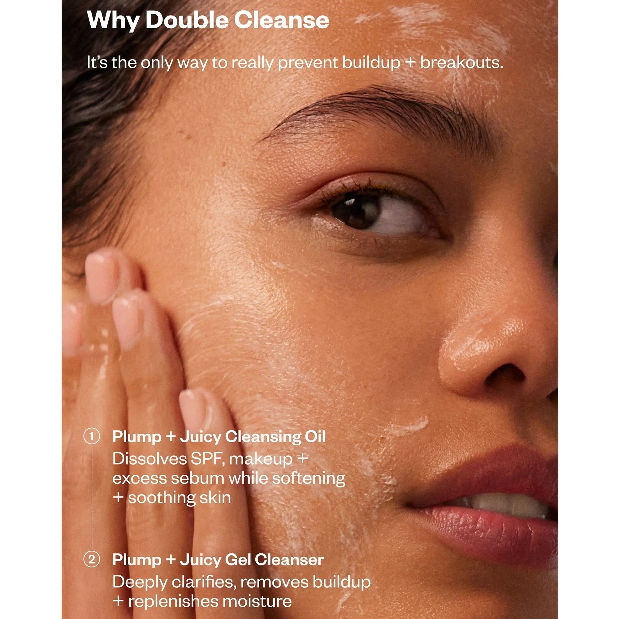 KOSAS Plump + Juicy Double Cleansing System
