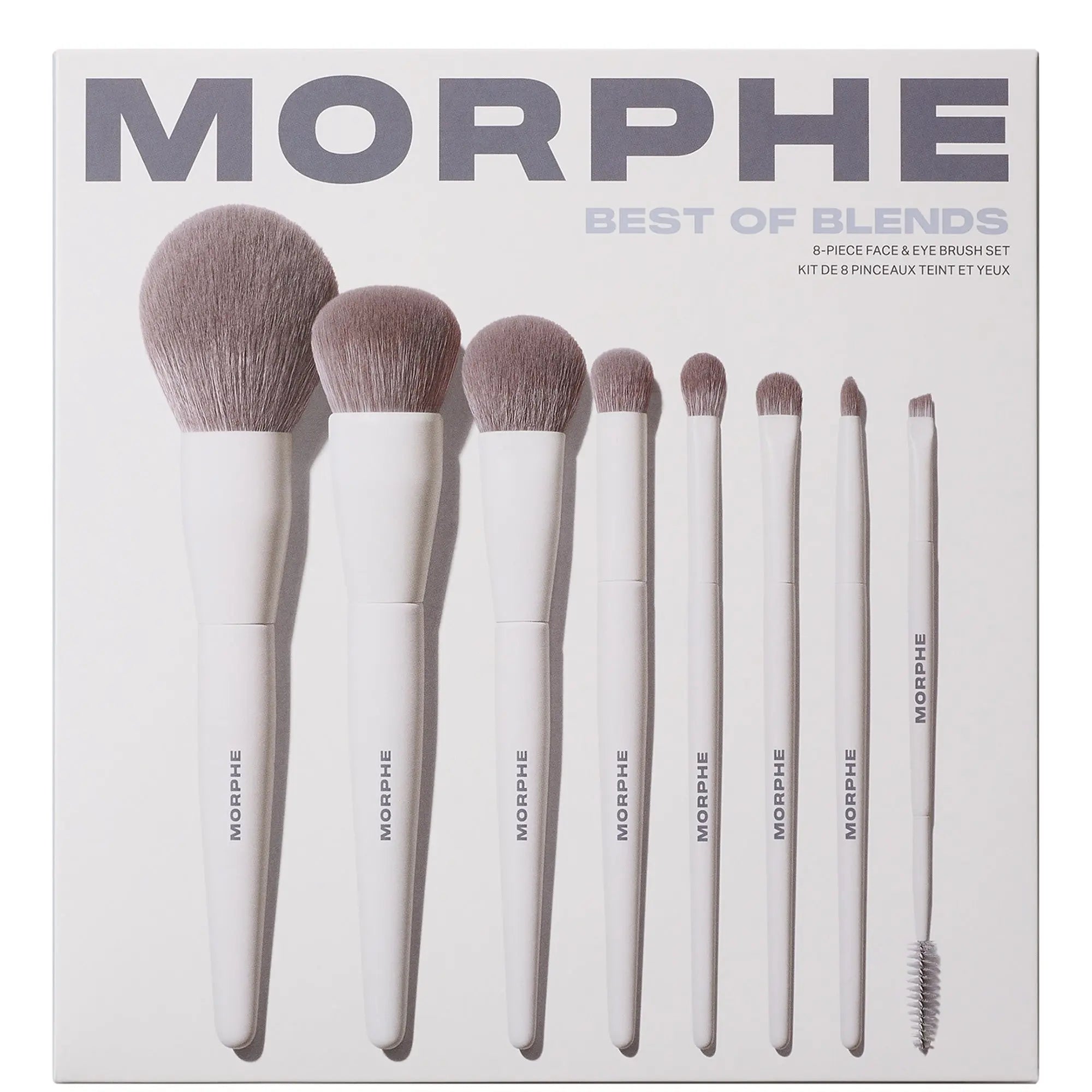 Morphe Best Of Blends 8-Piece Face & Eye Brush Set (Worth £82)