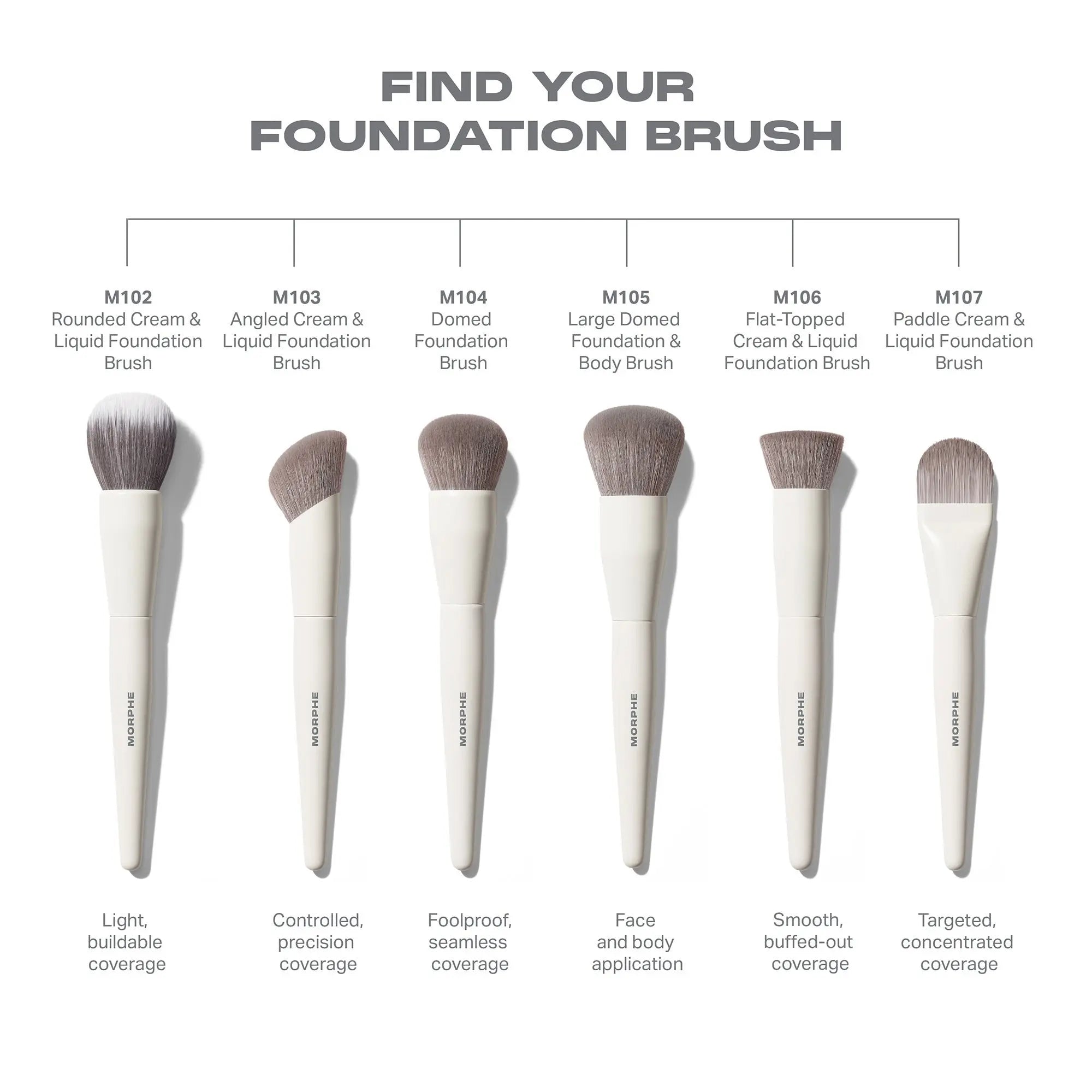 Morphe Morphe M104 Domed Foundation Brush
