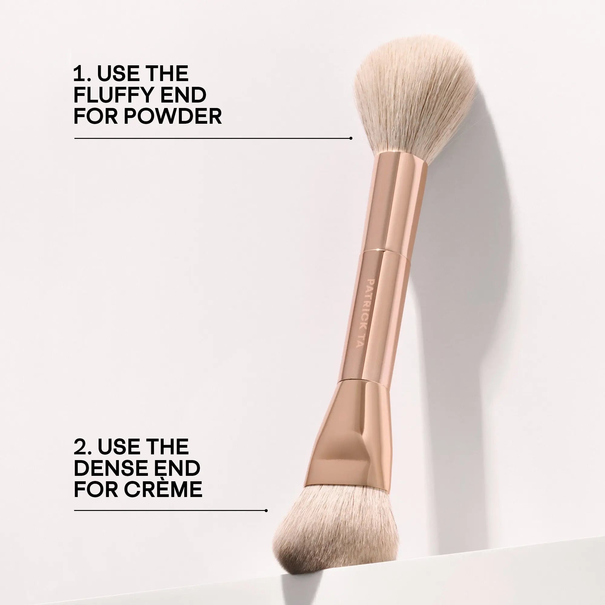 PATRICK TA Dual-Ended Blush Brush