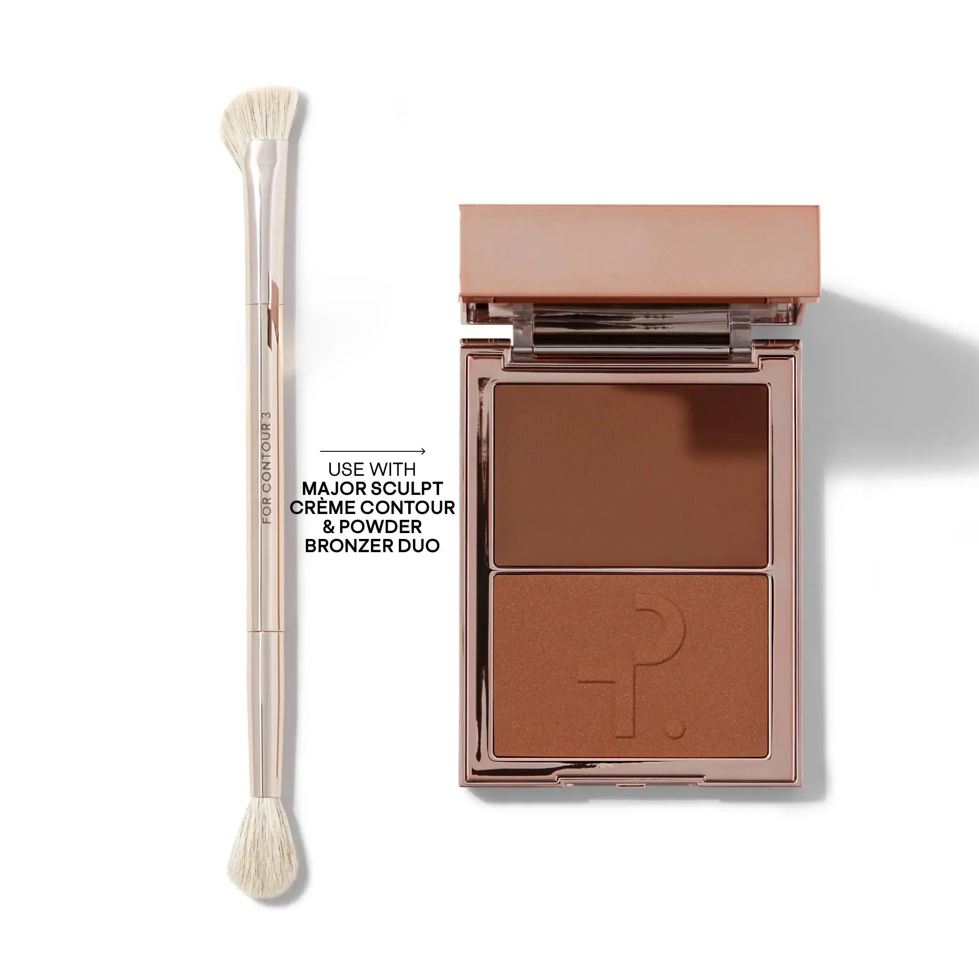 PATRICK TA Dual-Ended Precision Sculpting Brush