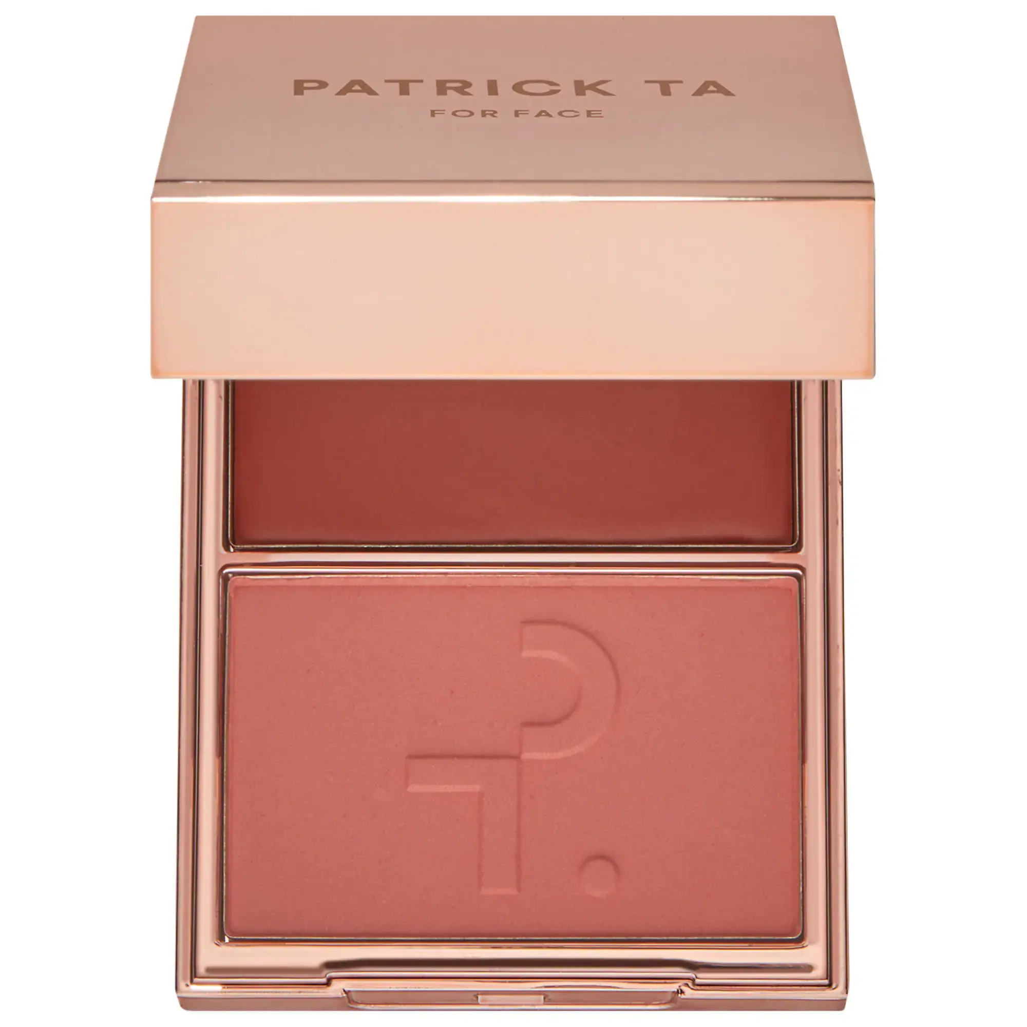 PATRICK TA  Major Headlines Double-Take Crème & Powder Blush Duo   She's Blushing - dusty rose