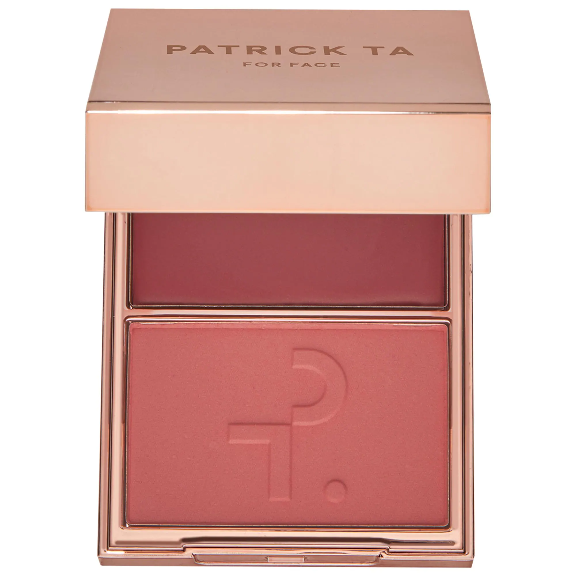 PATRICK TA Major Headlines Double-Take Crème & Powder Blush Duo She's Flushed - soft peachy pink