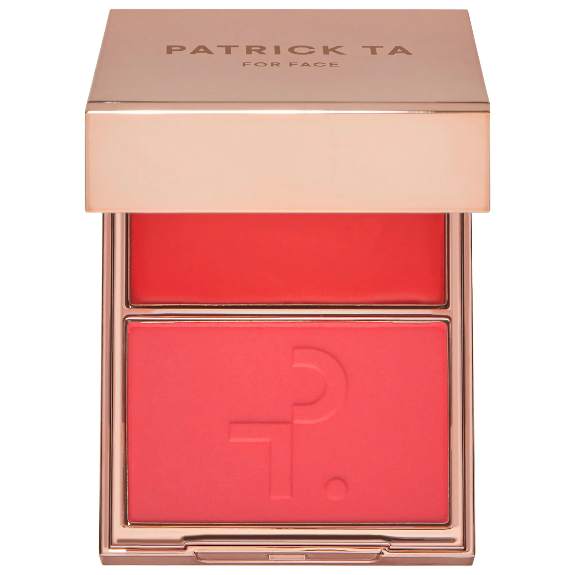 PATRICK TA Major Headlines Double-Take Crème & Powder Blush Duo She's Vibrant - bright pinky coral