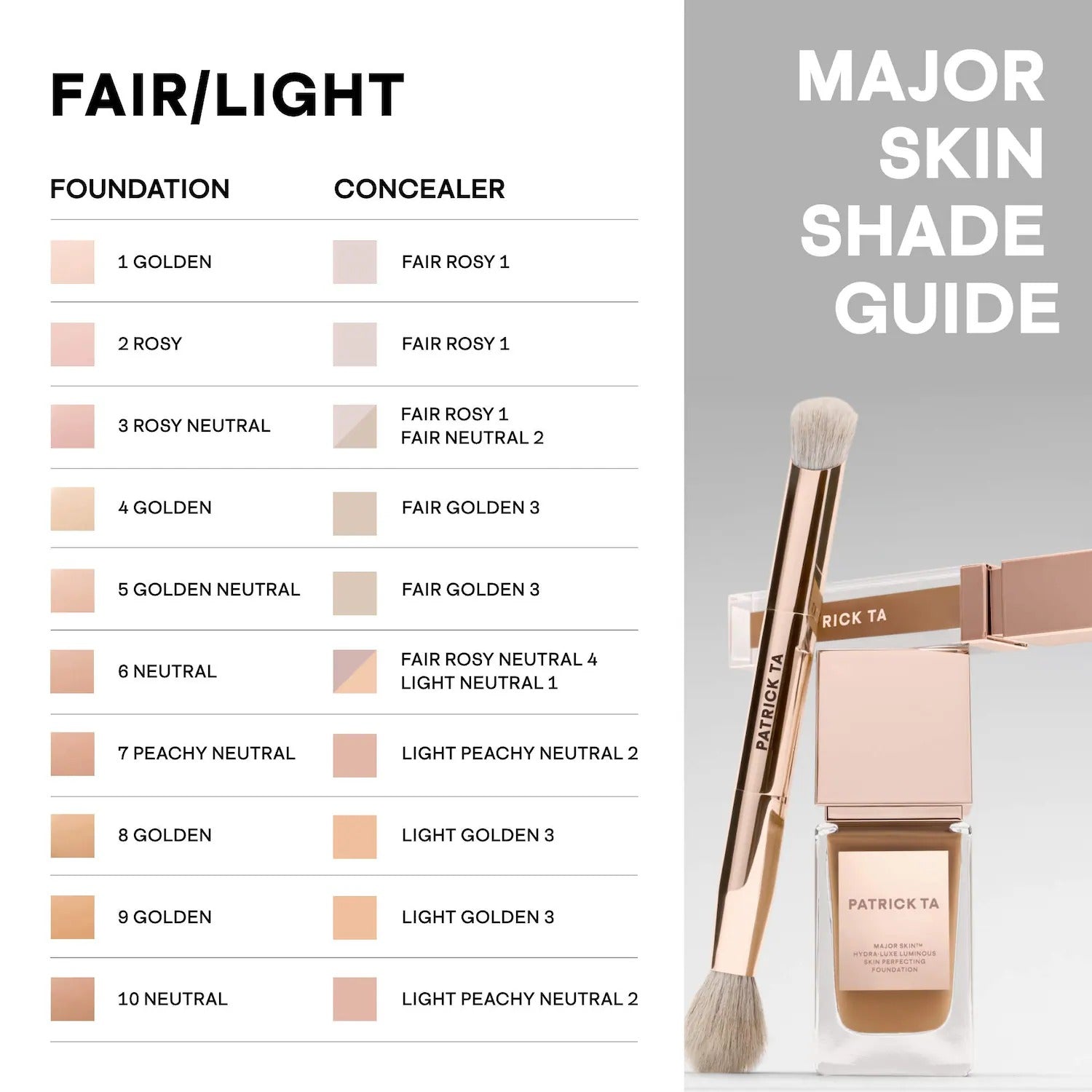 PATRICK TA Major Skin Soft Blur Brightening Hydrating Concealer with Vitamin E