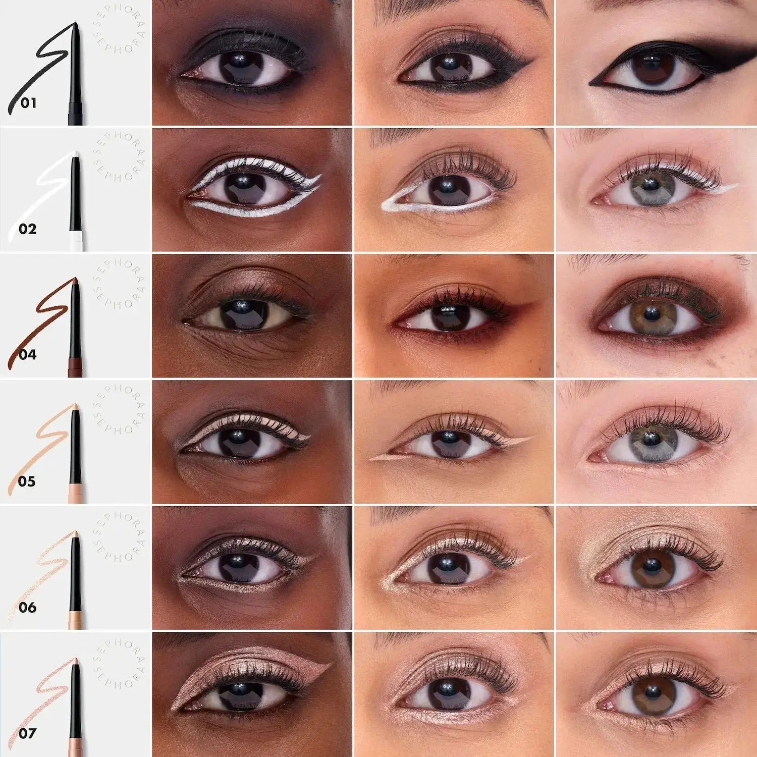 SEPHORA COLLECTION 12H Colorful Waterproof Retractable Eyeliner