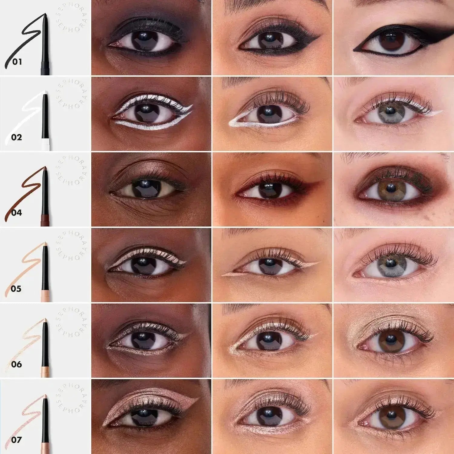 SEPHORA COLLECTION 12H Colorful Waterproof Retractable Eyeliner