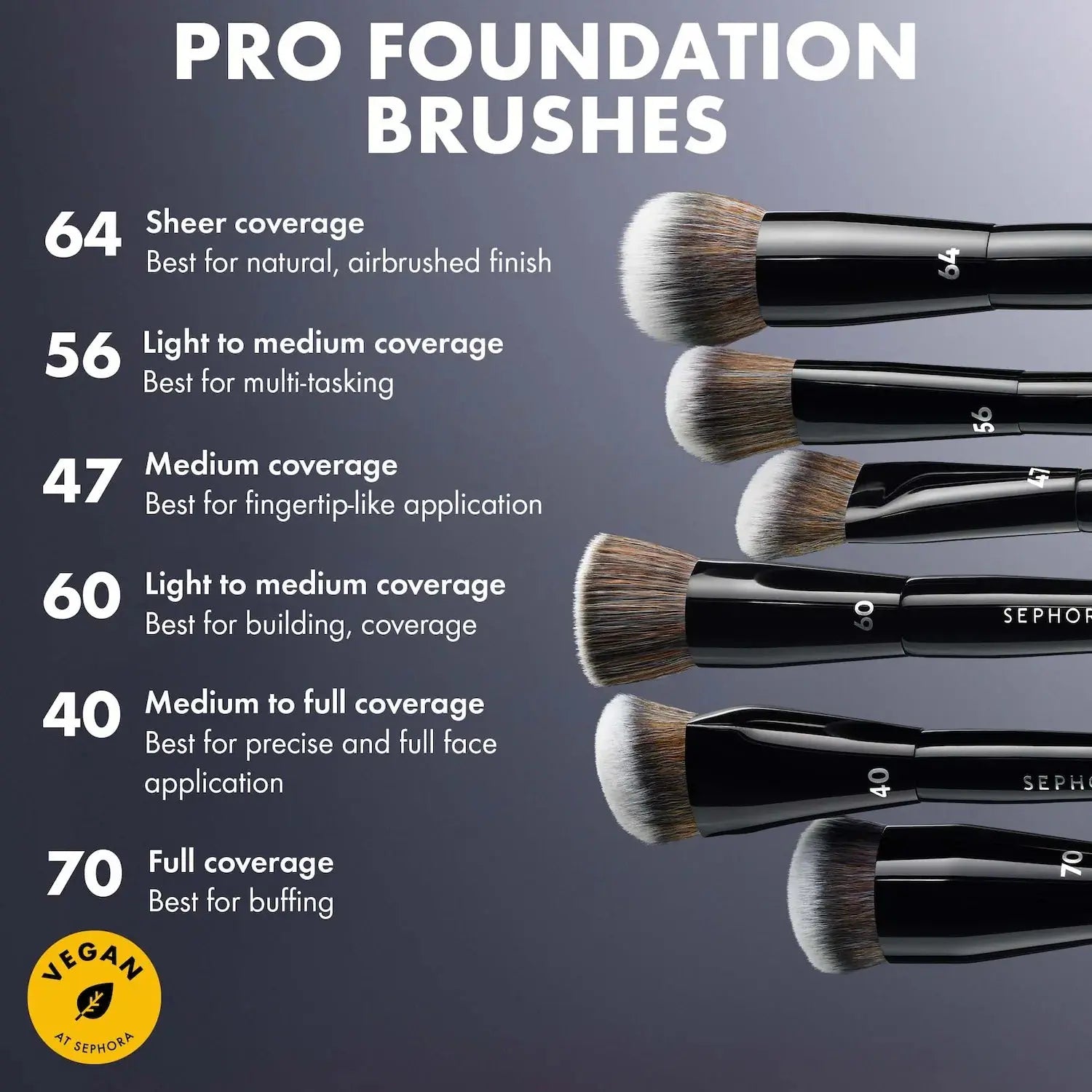 SEPHORA COLLECTION PRO Foundation Brush #40