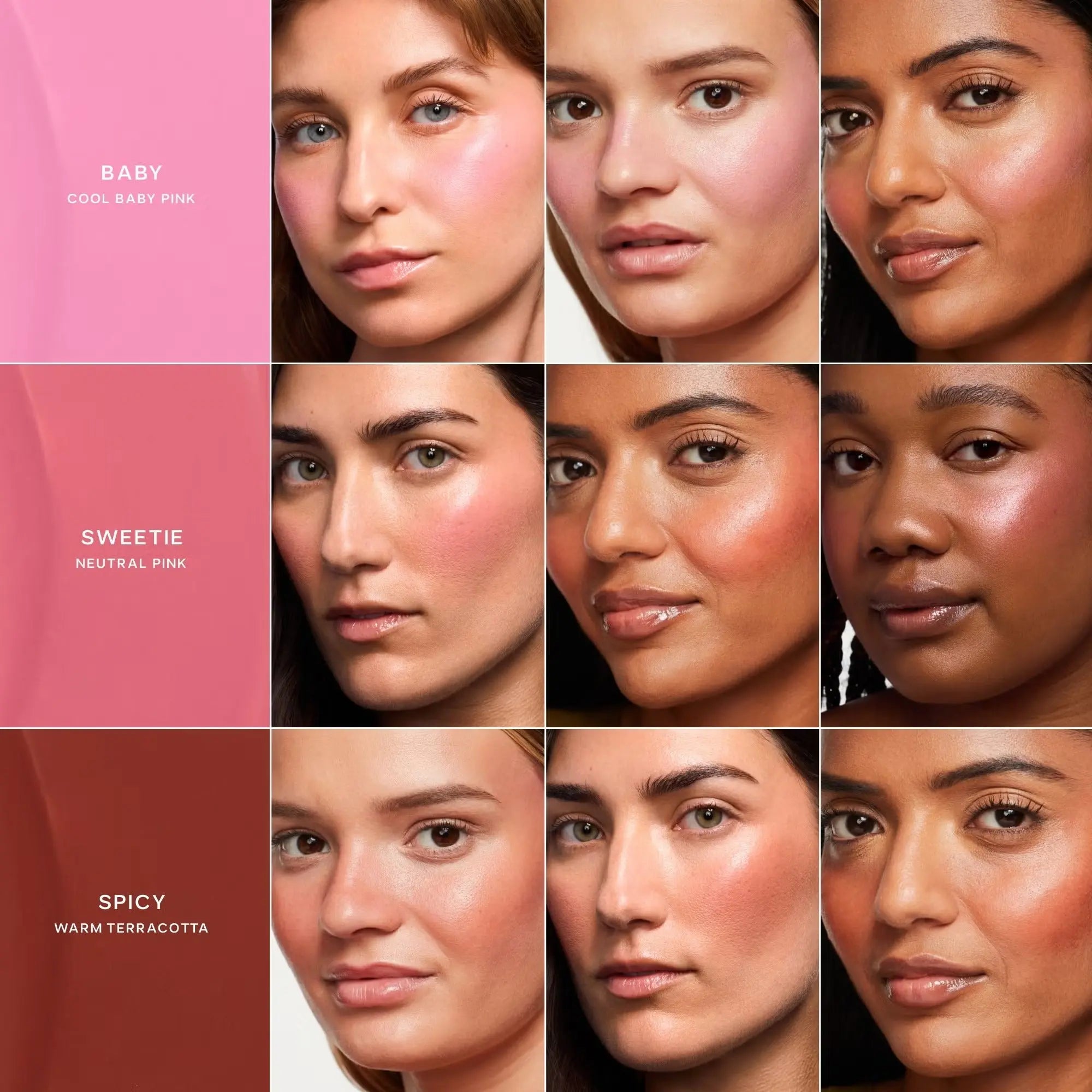 Saie Mini Dew Blush Trio (Worth £36.00)