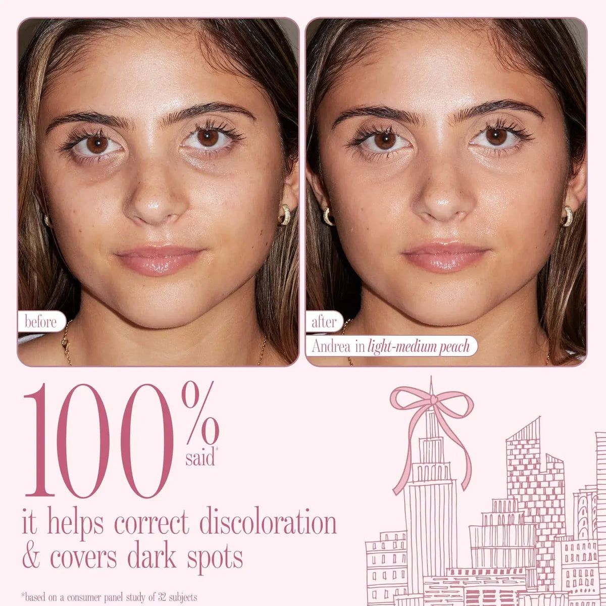 Tarte face card never declines cc full coverage undereye corrector & brush set