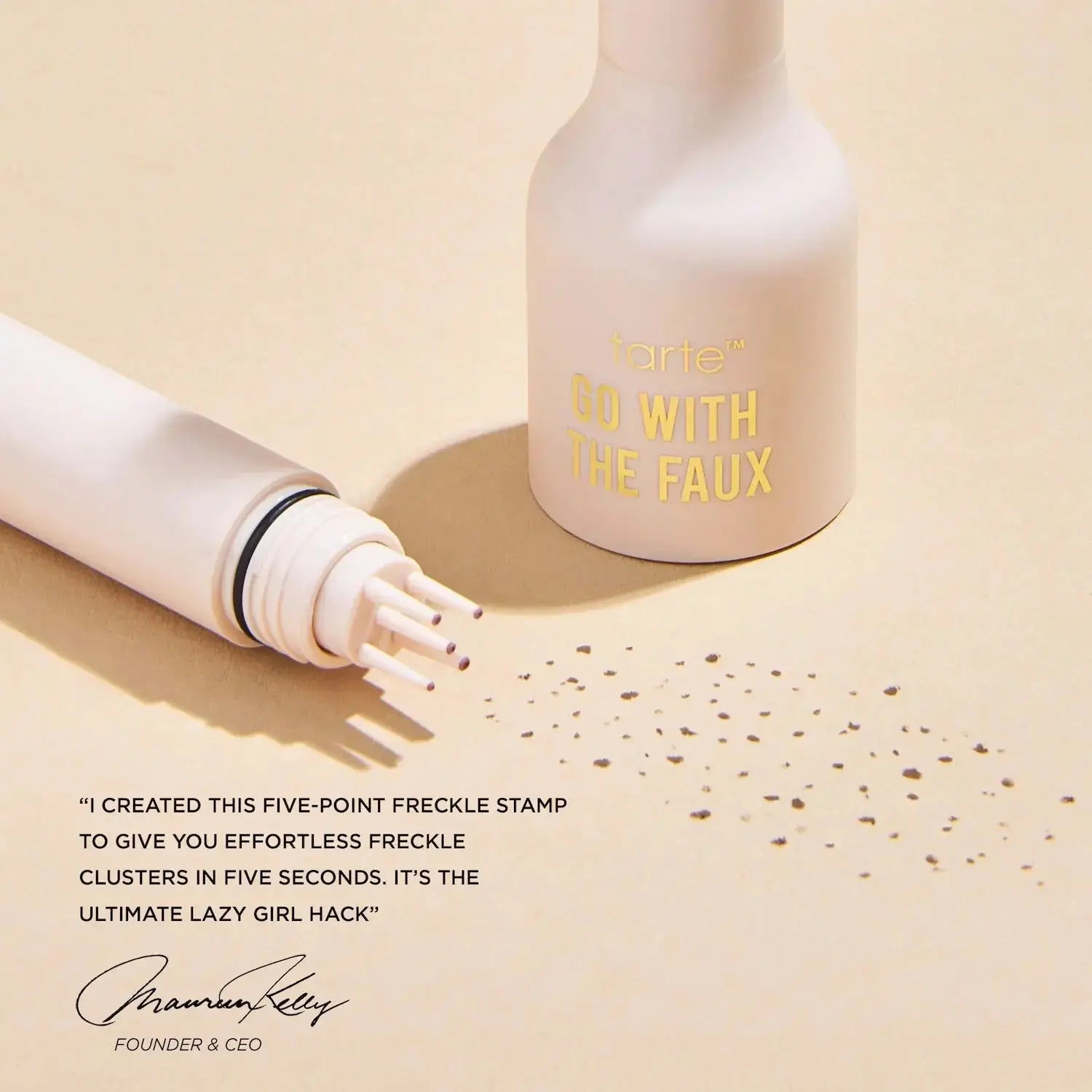 Tarte go with the faux freckle stamp