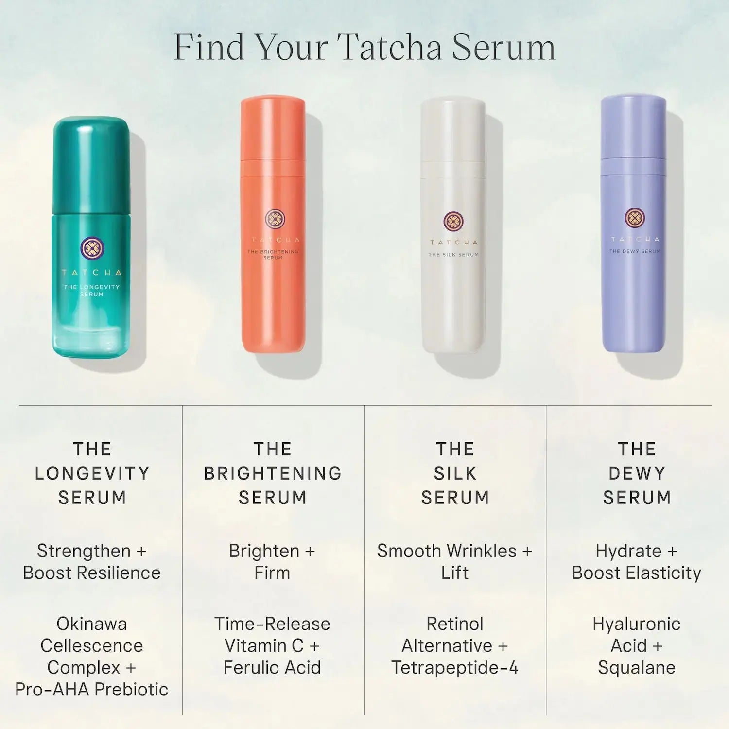 Tatcha The Longevity Skin Strength + Resilience Serum for Visible Firming and Smoothing