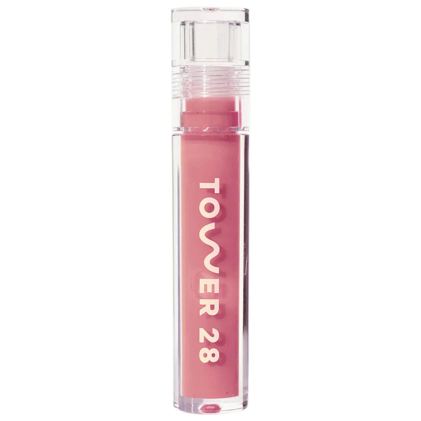 Tower 28 Beauty ShineOn Lip Jelly Hydrating Non-Sticky Lip Oil Pistachio - milky nude pink