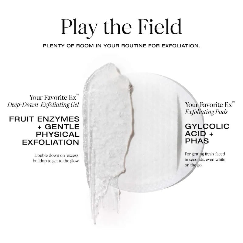 YSE Beauty Your Favorite Ex Refillable Exfoliating Pads with Glycolic Acid & Ectoin 45 pads/pack