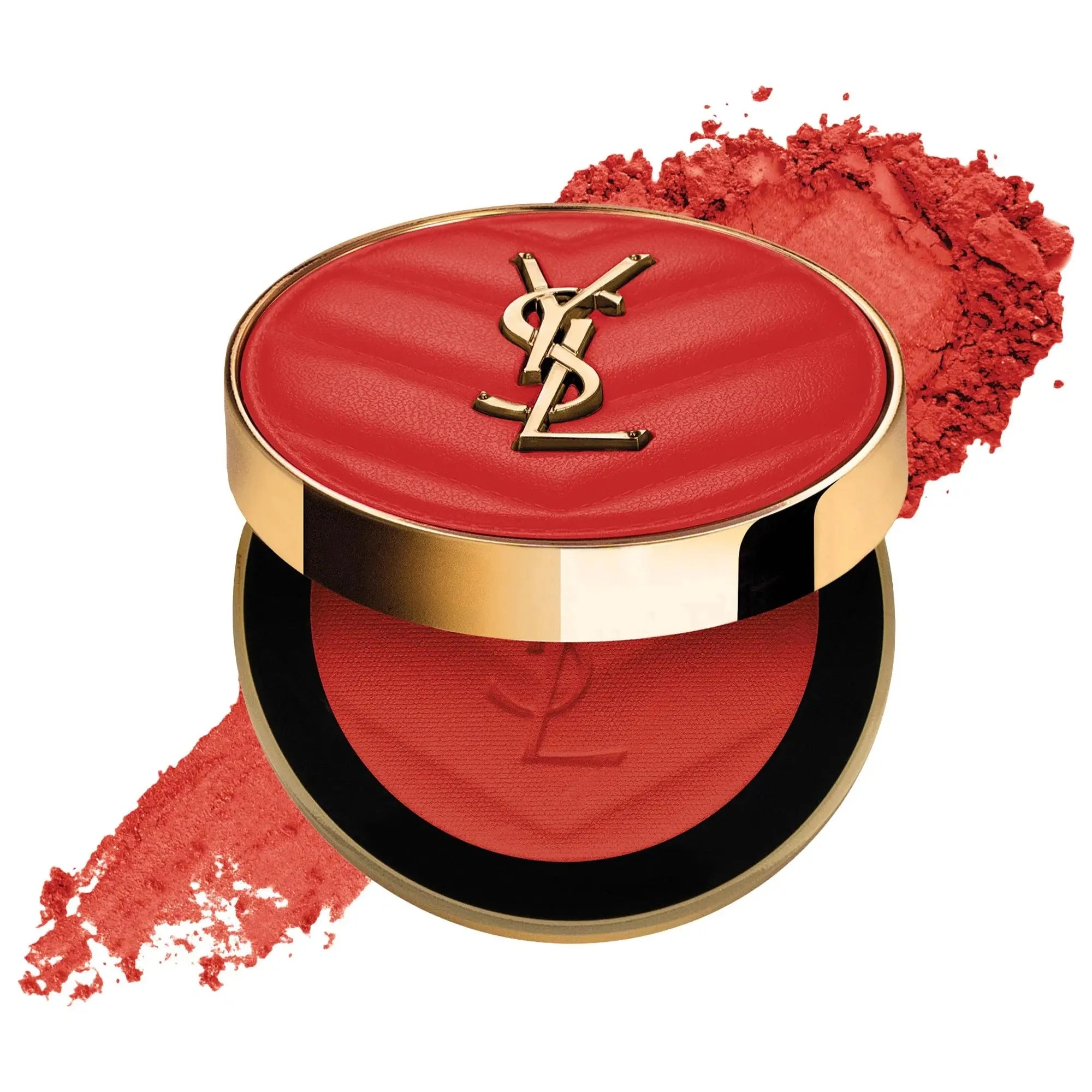 YSL Yves Saint Laurent Make Me Blush 24H Buildable Powder Blush 15 Chili Crush