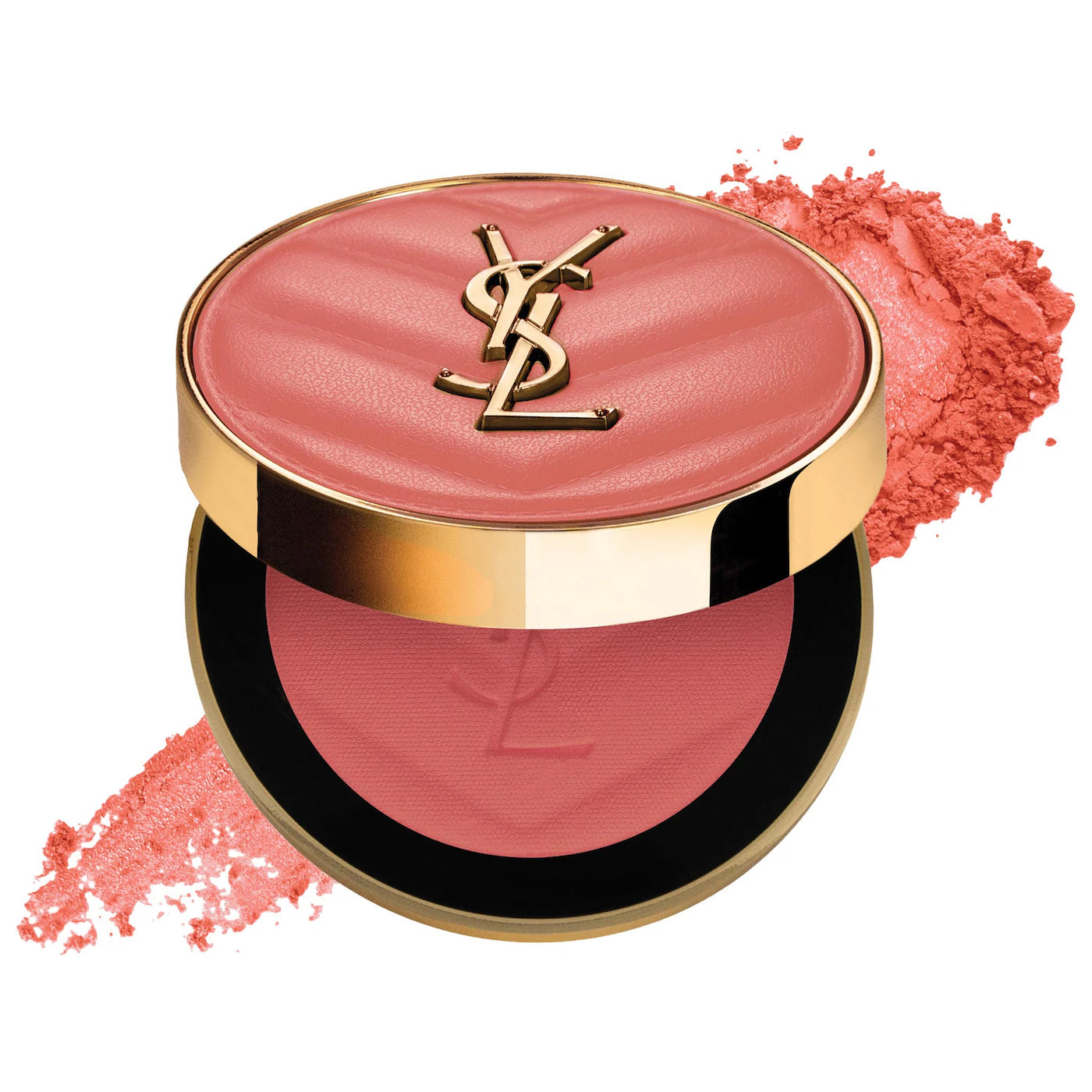 YSL Yves Saint Laurent Make Me Blush 24H Buildable Powder Blush 37 Peachy Nude