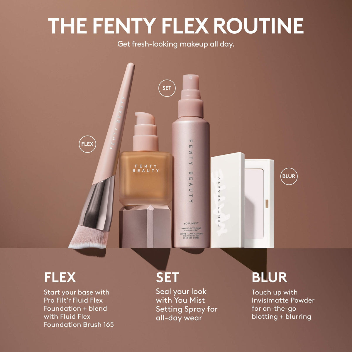Fenty Beauty Pro Filt'r Fluid Flex Natural Matte Longwear Foundation 30ml Shared product image