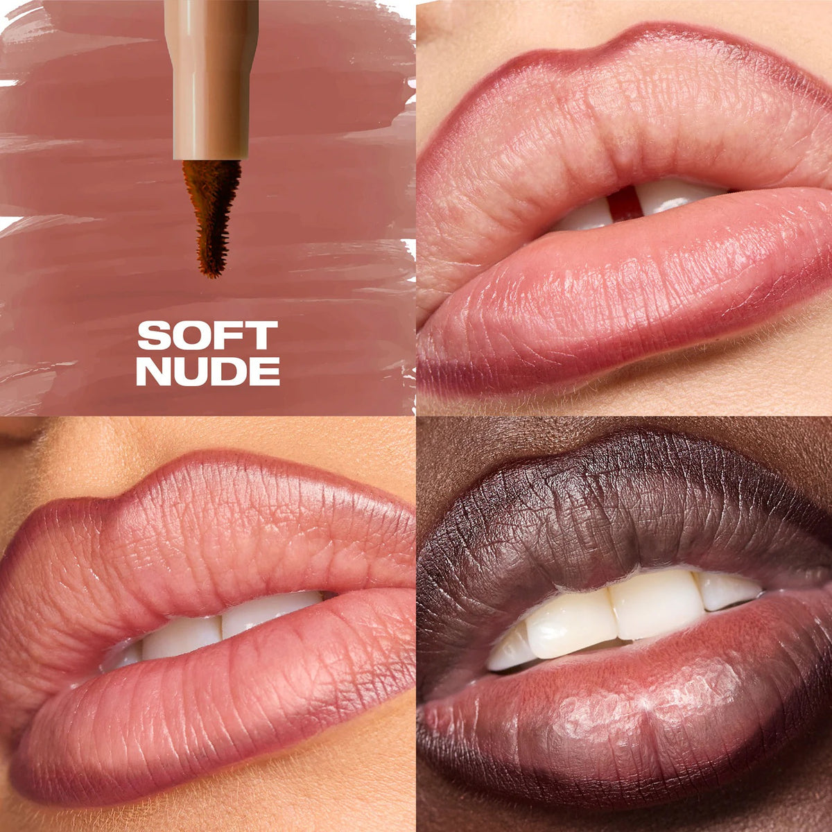 Huda Beauty Lip & Cheek Blushed Nudes Kit