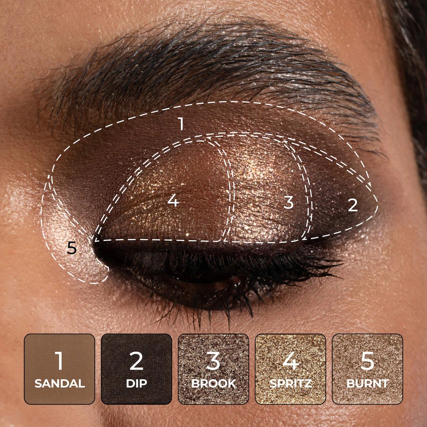 NATASHA DENONA Tan Eyeshadow Palette