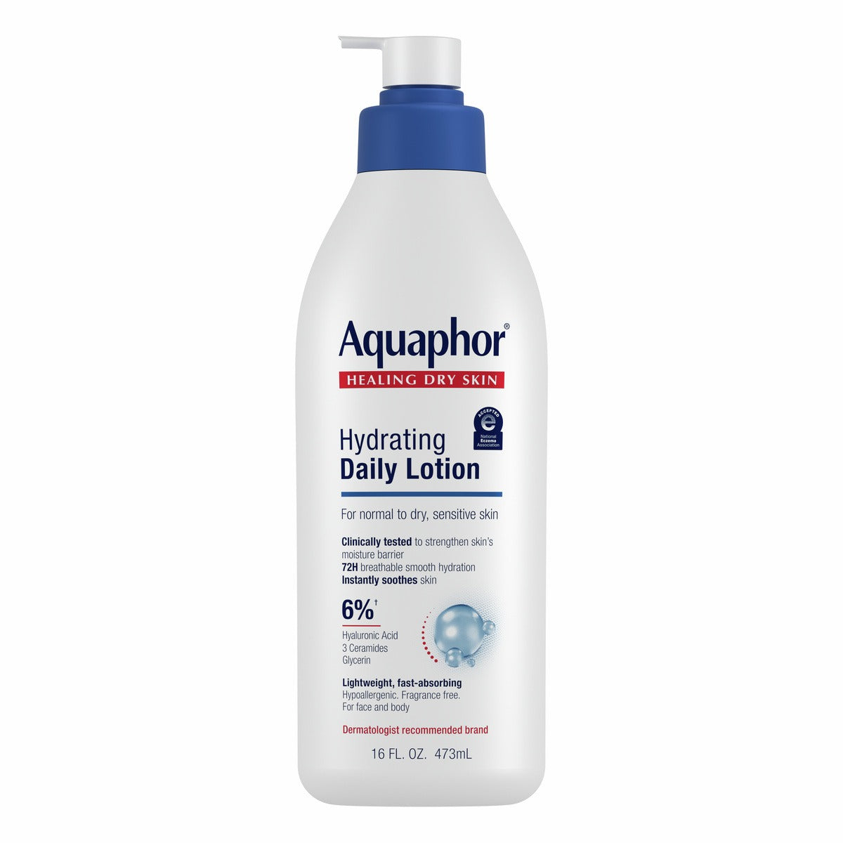 Aquaphor Daily Hydrating Face and Body Lotion 16.0 oz    