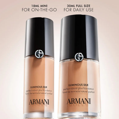 Armani Beauty  Luminous Silk Natural Glow Blurring Liquid Foundation with 24 Hour Wear    