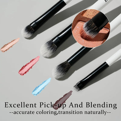 BEILI Makeup Brushes 12-Piece Professional Makeup Brushes Set, 18-in-12 Brush with Two Ends for Powder, Foundation, Concealer, Eyebrows, Eyeshadow, Contour, Eyeliner, Blender Brush    