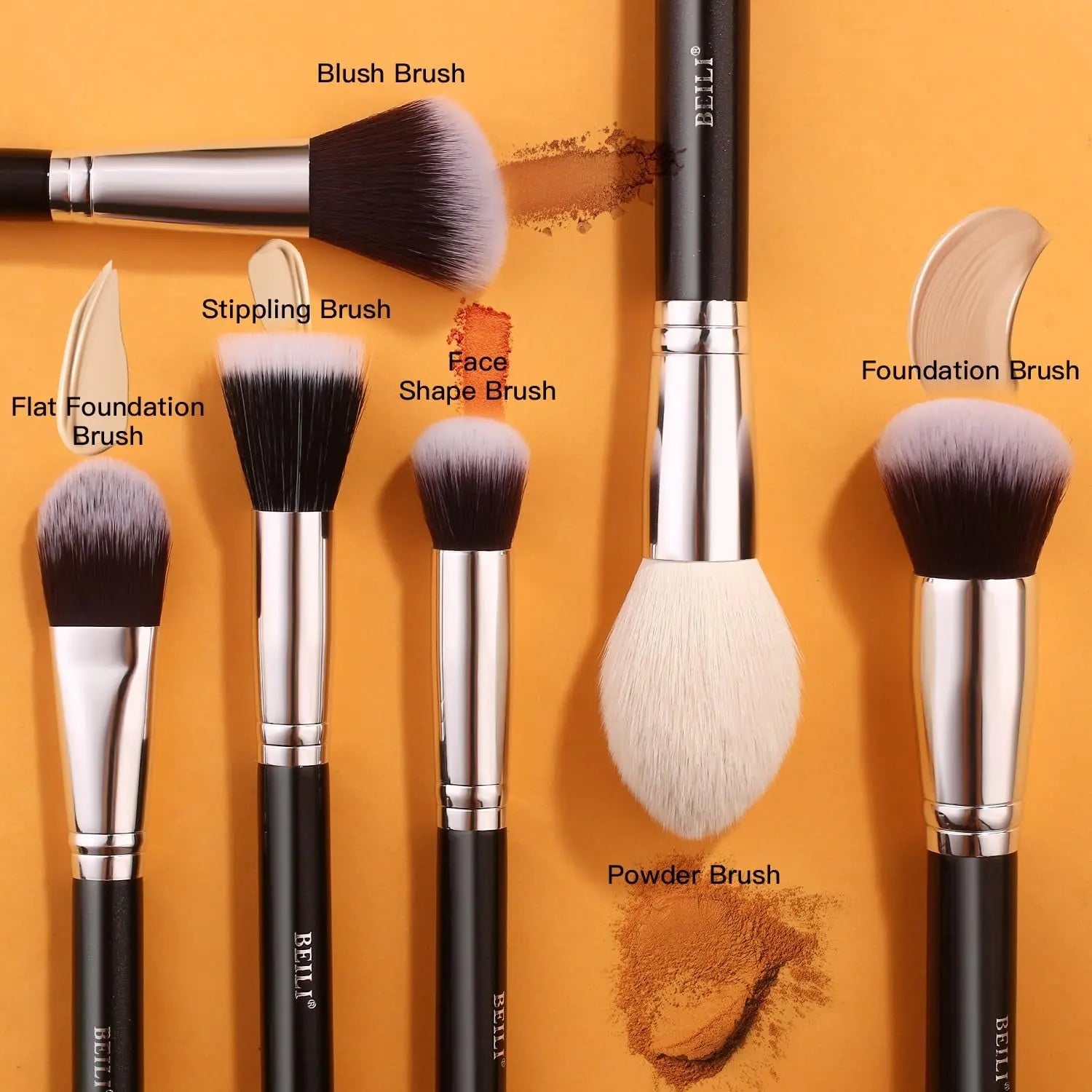 BEILI Makeup Brushes 20Pcs Professional Makeup Brush Set    