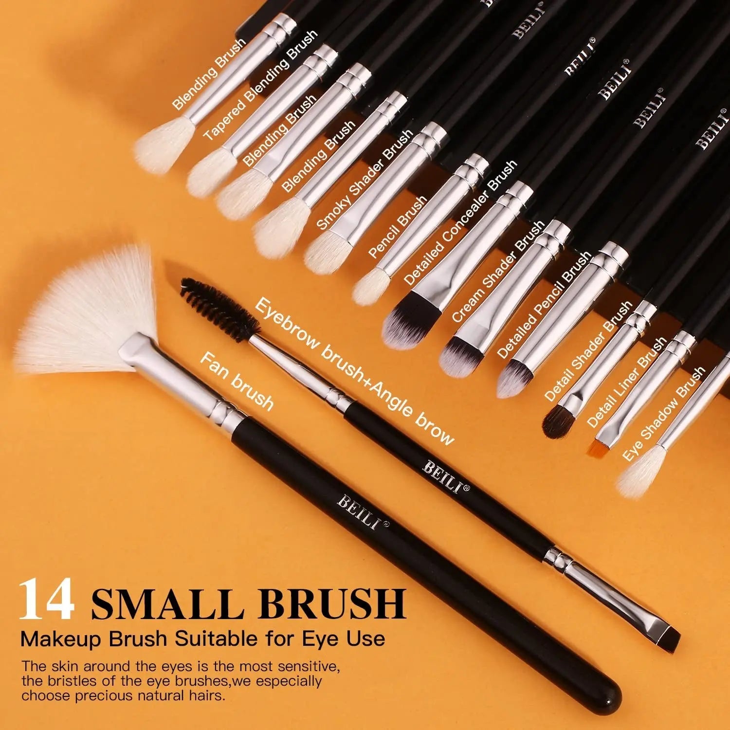 BEILI Makeup Brushes 20Pcs Professional Makeup Brush Set    