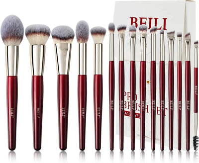 BEILI Makeup Brushes Set 15Pcs    