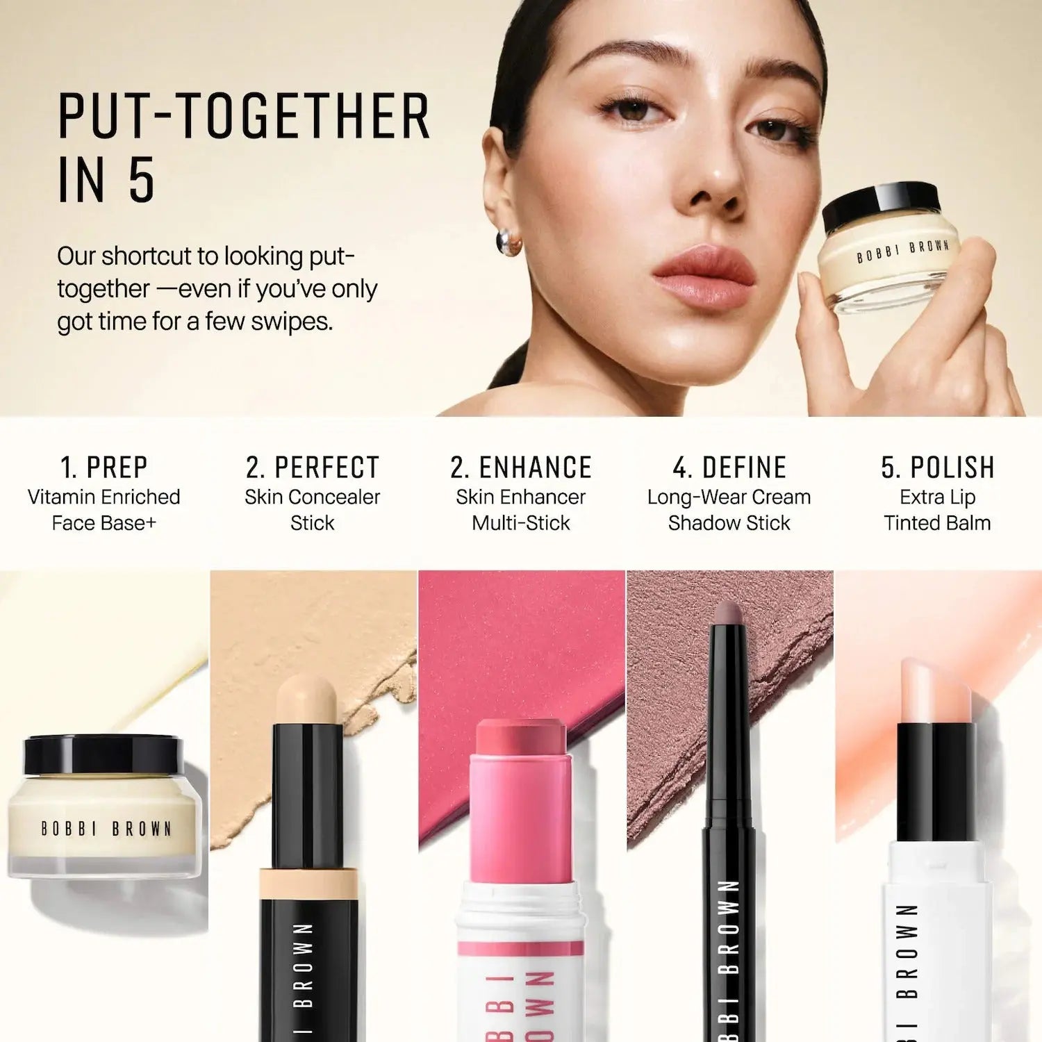 Bobbi Brown  Vitamin Enriched Face Base+ Moisturizer & Primer with Vitamin C + Hyaluronic Acid - 50ml    