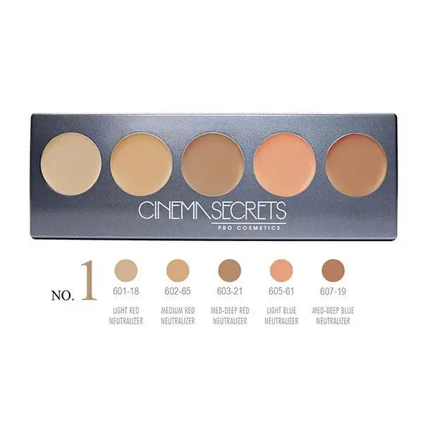 CINEMA SECRETS - ULTIMATE CORRECTOR 5-IN-1 PRO PALETTES   No.1 