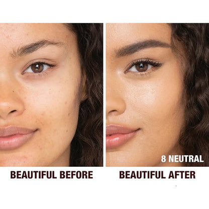 Charlotte Tilbury  Beautiful Skin Medium Coverage Liquid Foundation with Hyaluronic Acid    